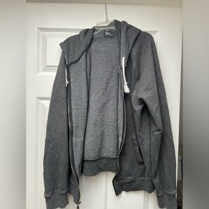 GAP zip up gray hoodie